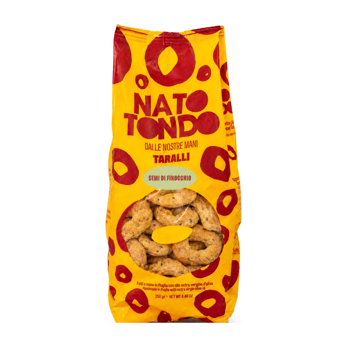 Taralli ai Semi di Finocchio Nato Tondo, confezione