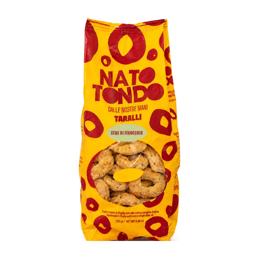 Taralli ai Semi di Finocchio Nato Tondo, confezione