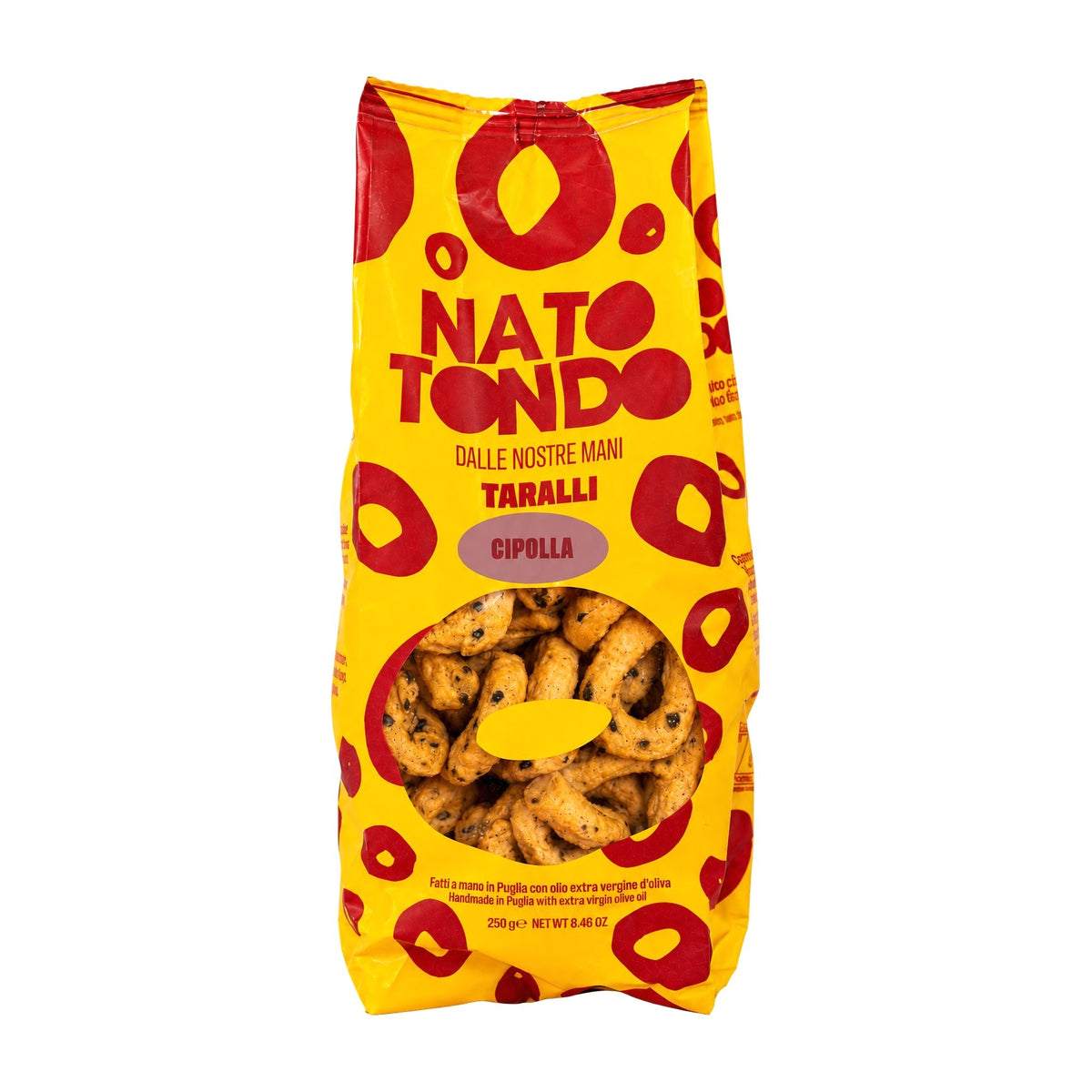Taralli alla Cipolla Nato Tondo, confezione