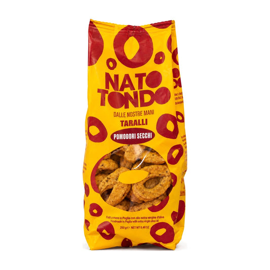 Taralli Pomodori Secchi Nato Tondo, confezione